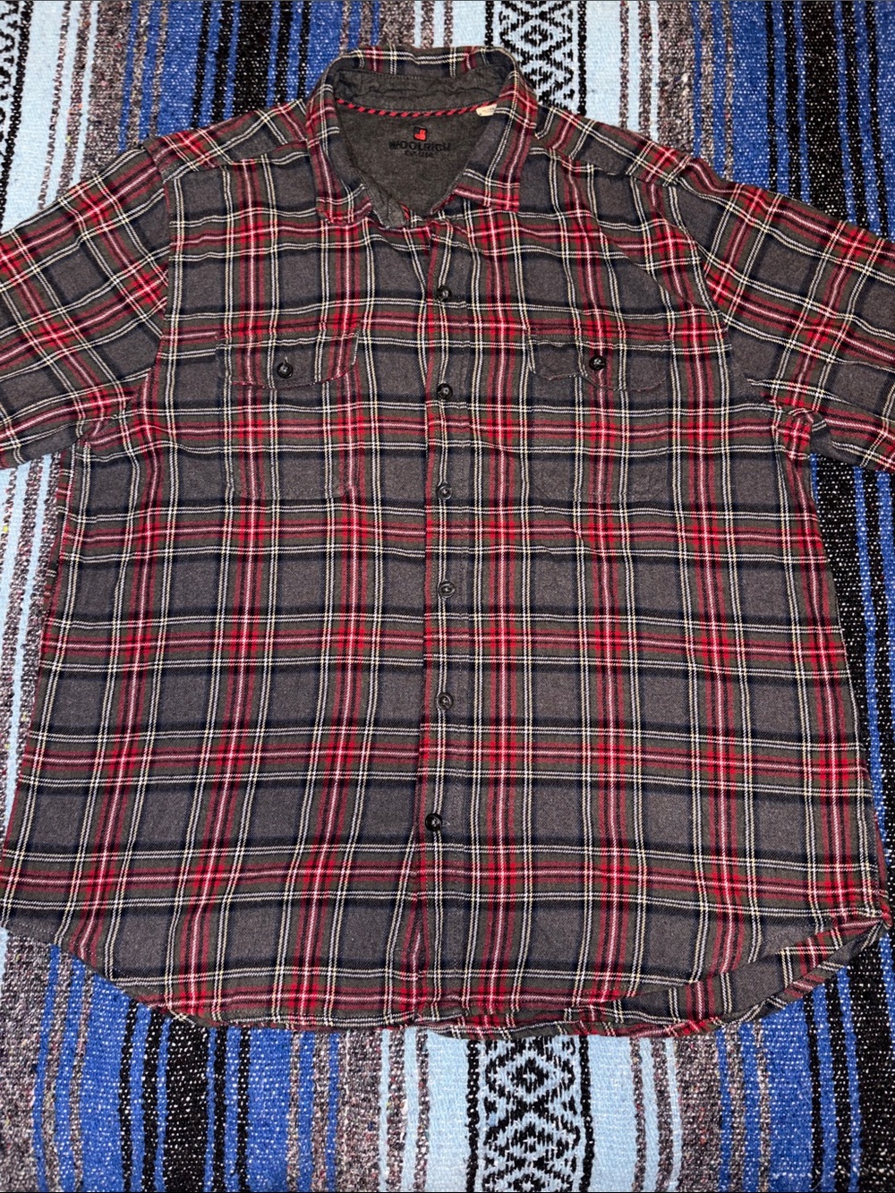Woolrich Plaid Flannel Button Down Shirt